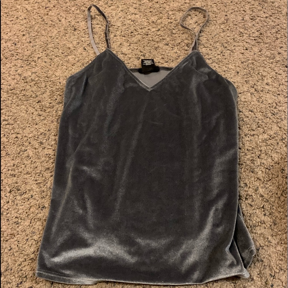 Velvet tank top